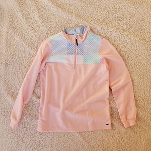 Vineyard Vines for Target Girls XL (14-16) pink pullover, used